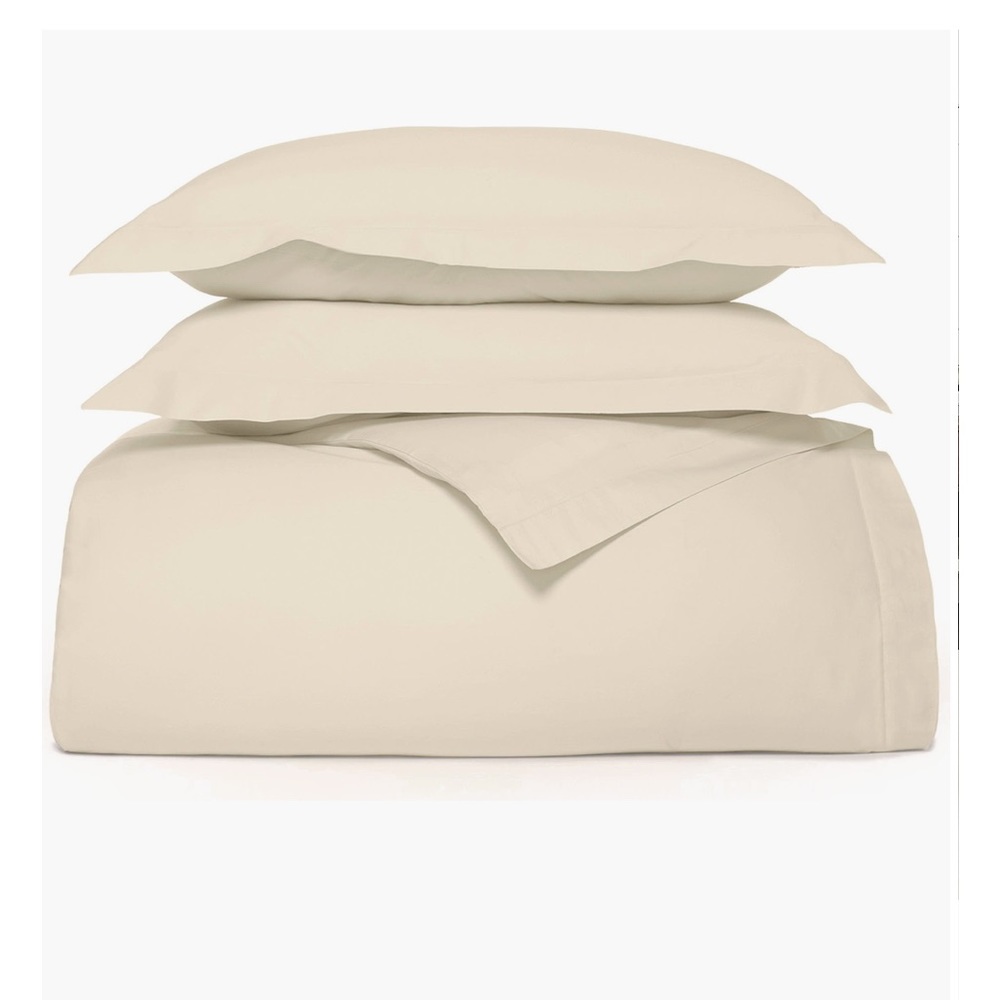 Boll & Branch NWT KING SIZE Signature hemmed Duvet set